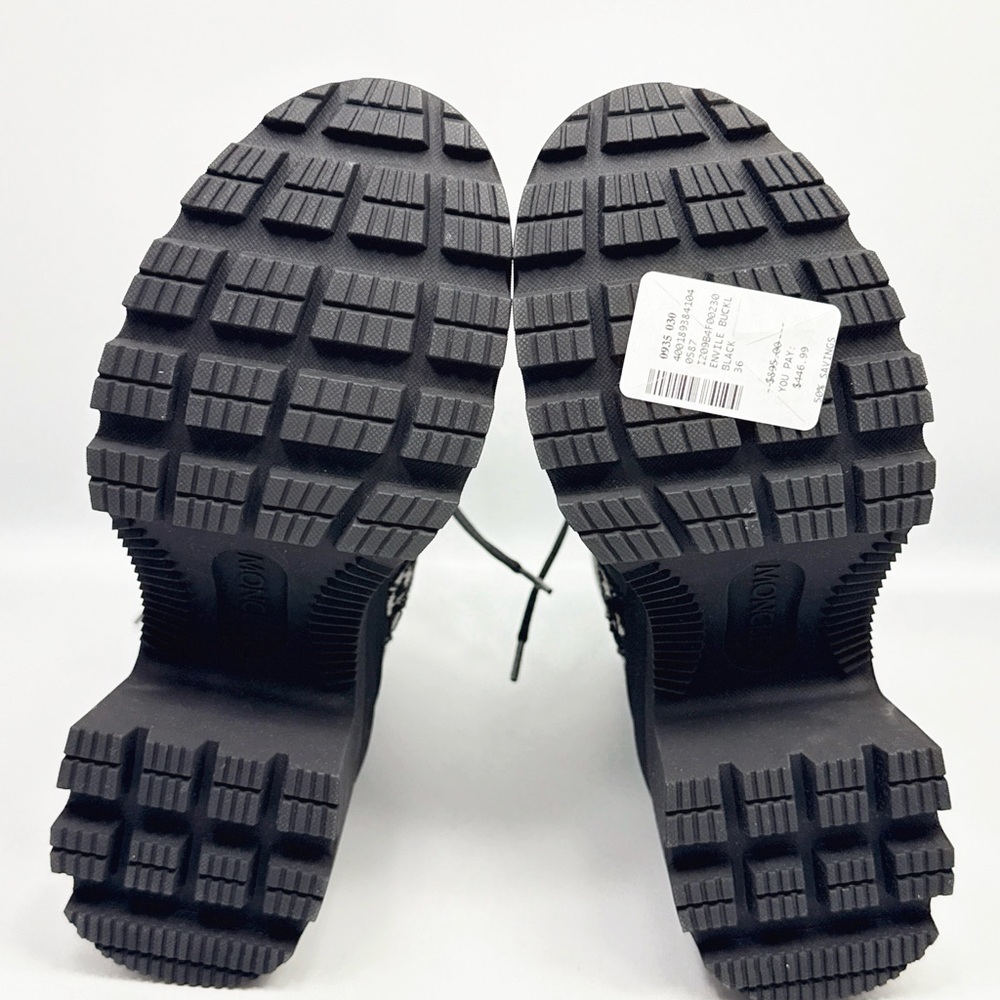 Moncler Envile Tweed Block Heel Boot - Picture 10 of 12